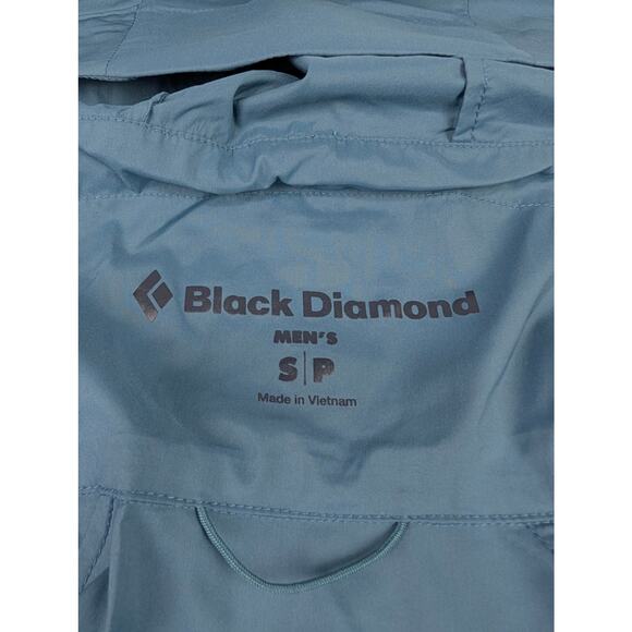 Black Diamond Men's Small Full Zip Alpine Start Hoody Jacket Creek Blue - Picture 6 of 11